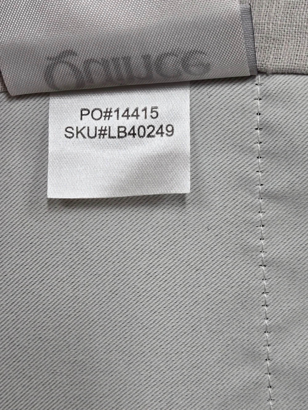 NWT QUINCE Set Of 2 48x96 European Linen True Blackout Curtains Cloud 9274